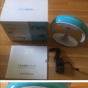 Hairmax laserband 41 & Adrianna Papell dress